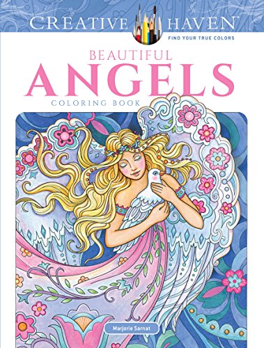 Creative Haven Beautiful Angels Coloring Book [Paperback]