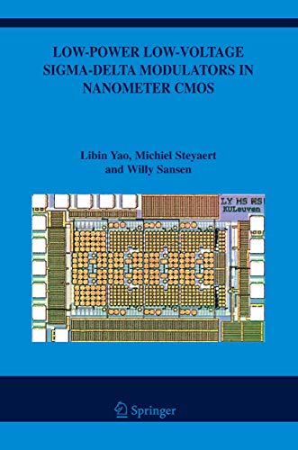 Low-Power Low-Voltage Sigma-Delta Modulators in Nanometer CMOS [Hardcover]