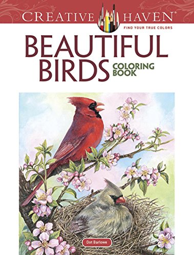 Creative Haven Beautiful Birds Coloring Book [Paperback]