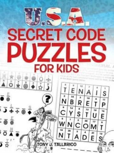 U.S.A. Secret Code Puzzles for Kids [Paperback]