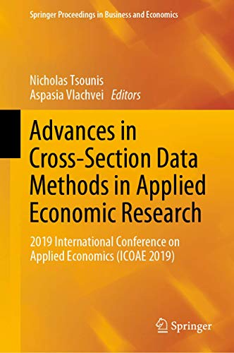 Advances in Cross-Section Data Methods in Applied Economic Research 2019 Intern [Hardcover]