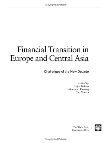 Financial Transition in Europe and Central Asia Challenges of the New Decade [Paperback]