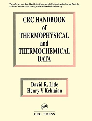 CRC Handbook of Thermophysical and Thermochemical Data [Hardcover]