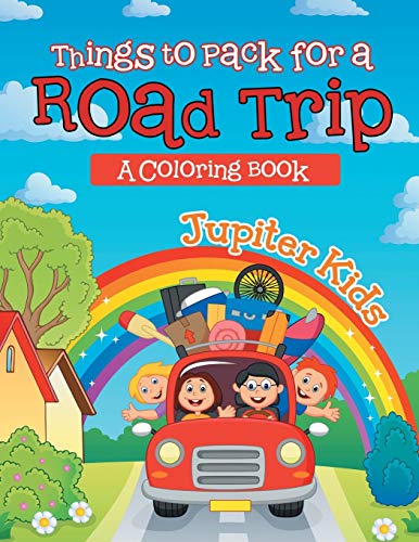 Things to Pack for a Road Trip (a Coloring Book) [Paperback]