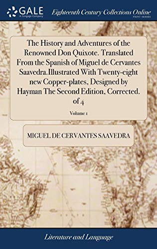 History and Adventures of the Renowned Don Quixote. Translated from the Spanish  [Hardcover]