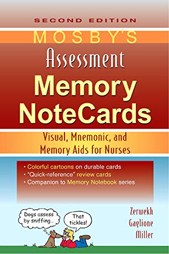 Mosby's Assessment Memory NoteCards Visual, Mnemonic, and Memory Aids for Nurse [Spiral bound]