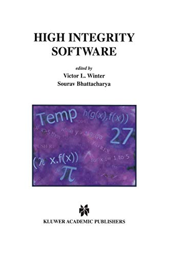 High Integrity Software [Paperback]