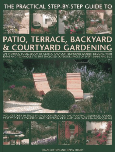 The Practical Step-By-Step Guide To Patio, Terrace, Backyard &amp Courtyard Gar [Paperback]