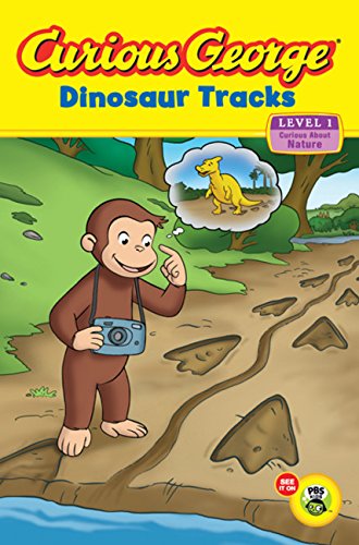 Curious George Dinosaur Tracks (CGTV Reader) [Paperback]