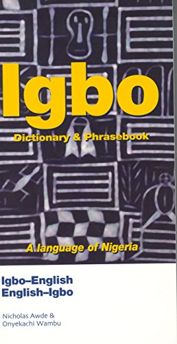 Igbo-English/English-Igbo Dictionary &amp Phrasebook [Paperback]