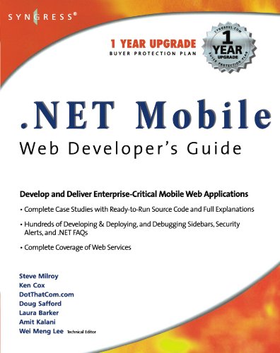 .NET Mobile Web Developers Guide [Paperback]
