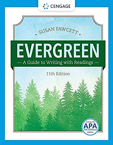 Evergreen A Guide to Writing with Readings (w/ MLA9E Updates) [Paperback]