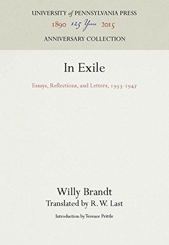 In Exile  Essays, Reflections and Letters, 1933-1947 [Hardcover]