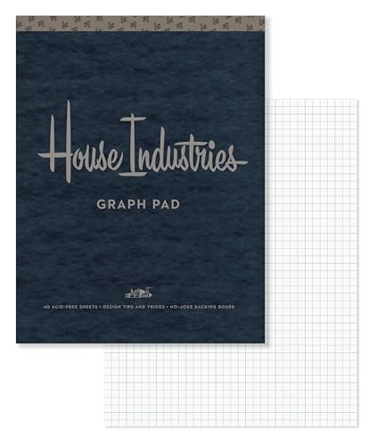 House Industries Graph Pad: 40 Acid-Free Sheets, Design Tips, Extra-Thick Backin [Diary]