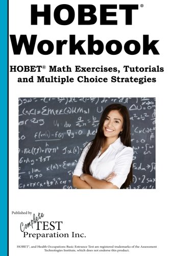 Hobet Math Workbook Hobet Math Exercises, Tutorials  And Multiple Choice Strat [Paperback]