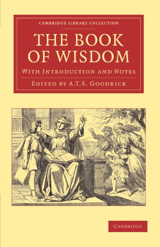 The Book of Wisdom With Introduction and Notes [Paperback]