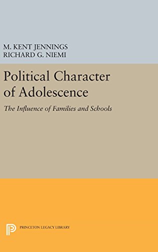Political Character of Adolescence The Influence of Families and Schools [Hardcover]