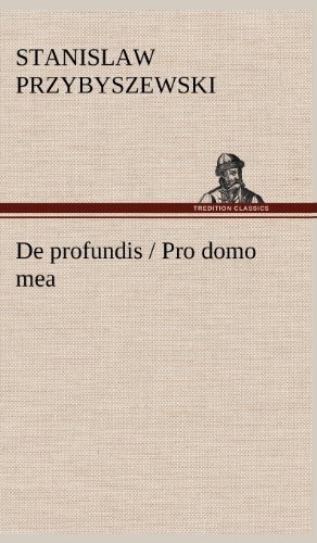 De Profundis / Pro Domo Mea (german Edition) [Hardcover]