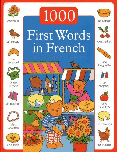 1000 First Words in French [Hardcover]