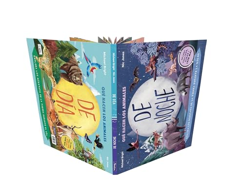 Qu hacen los animales de da... y de noche / Day to Night A Flip Book [Hardcover]