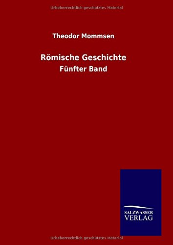 Rvmische Geschichte (german Edition) [Hardcover]