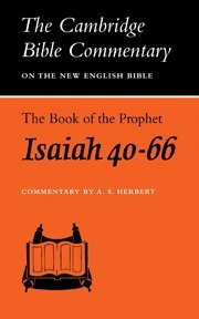 The Book of the Prophet Isaiah, Chapters 40-66 [Paperback]
