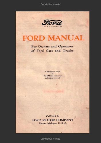 Ford Manual [Paperback]