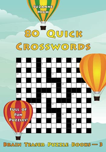 80 Quick Crosswords  Full of Fun Puzzles (UK Edition) [Paperback]