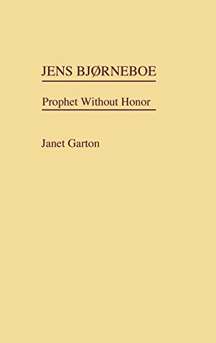 Jens Bjorneboe Prophet Without Honor [Hardcover]