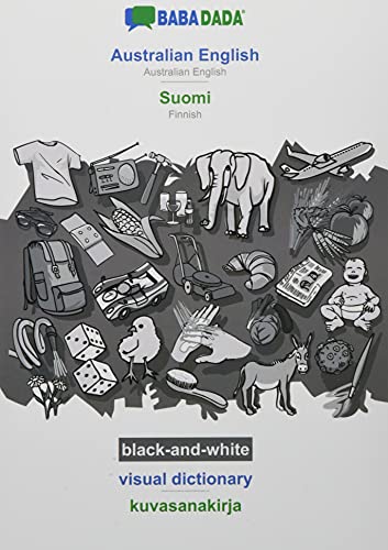 Babadada Black-And-White, Australian English - Suomi, Visual Dictionary - Kuvasa