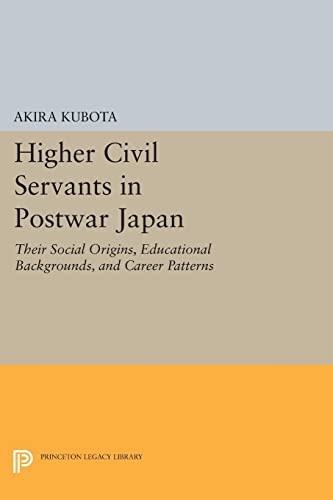 Higher Civil Servants in Postwar Japan Their Social Origins, Educational Backgr [Paperback]