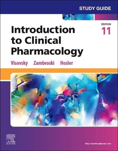 Study Guide for Introduction to Clinical Pharmacology [Paperback]