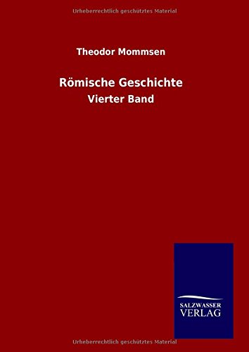 Rvmische Geschichte (german Edition) [Hardcover]