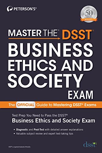 Master the DSST Business Ethics &amp Society Exam [Paperback]