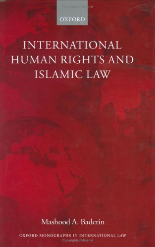 International Human Rights and Islamic Law [Hardcover]