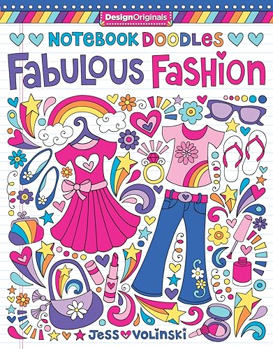 Notebook Doodles Fabulous Fashion Coloring &amp Activity Book [Paperback]