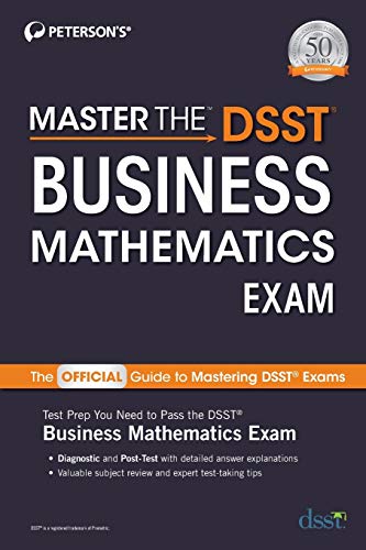 Master the DSST Business Mathematics Exam [Paperback]