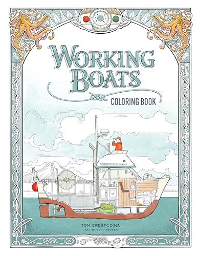 Working Boats Coloring Book [Paperback]