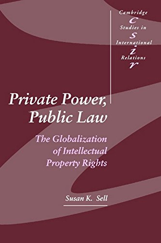 Private Power, Public Law The Globalization of Intellectual Property Rights [Paperback]