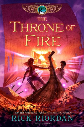 The Kane Chronicles, Book Two The Throne of Fire [Hardcover]