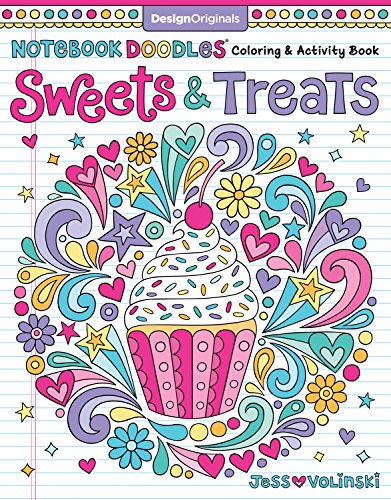 Notebook Doodles Sweets &amp Treats Coloring &amp Activity Book [Paperback]