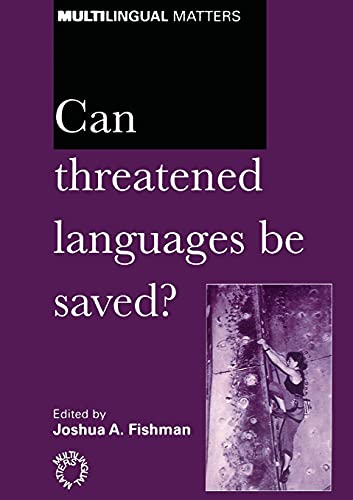 Can Threatened Languages be Saved [Paperback]
