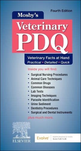 Mosby's Veterinary PDQ [Spiral bound]