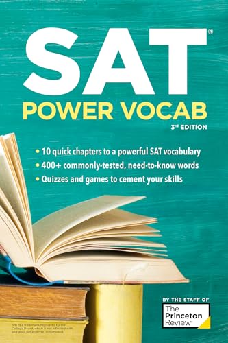 SAT Power Vocab, 3rd Edition: A Complete Guide to Vocabulary Skills and Strategi [Paperback]