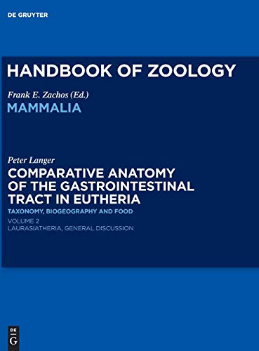Comparative Anatomy of the Gastrointestinal Tract in Eutheria II  Taxonomy, Bio [Hardcover]