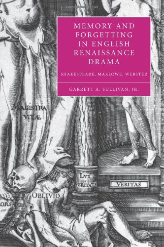 Memory and Forgetting in English Renaissance Drama Shakespeare, Marlowe, Webste [Paperback]