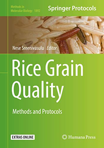 Rice Grain Quality Methods and Protocols [Hardcover]