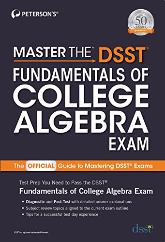 Master the DSST Fundamentals of College Algebra Exam [Paperback]