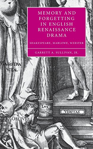 Memory and Forgetting in English Renaissance Drama Shakespeare, Marlowe, Webste [Hardcover]
