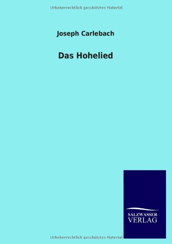 Hohelied [Paperback]